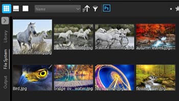 Corel AfterShot Pro - Customizable workspace