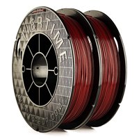 חומר גלם למדפסת תלת מימד Tiertime Up PLA Burgundy Red 2x 500gr 1.75mm