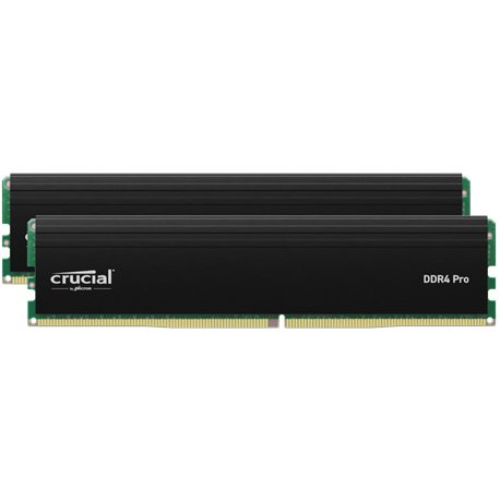 זיכרון למחשב נייח Crucial Pro DIMM 32GB Kit (2x16) DDR4 3200Mhz CL22(8/16Gbit CP2K16G4DFRA32A
