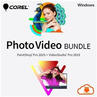 תוכנת Corel Photo Video Editor Bundle Pro Full License - PaintShop Pro AND VideoStudio Pro