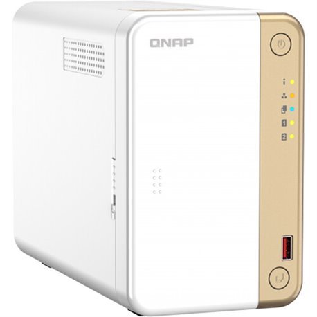 שרת אחסון NAS ללא כוננים QNAP TS-262 2-Bay NAS Enclosure TS-262-4G