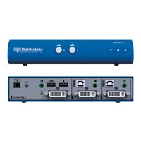 HSL SK21D-3 Secure 2-Port DVI-I Video KVM Switch CPN10282