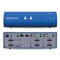 HSL DK22PPD-3 Secure 2-Port DP to DP and DVI Video DH KVM Switch CPN15883