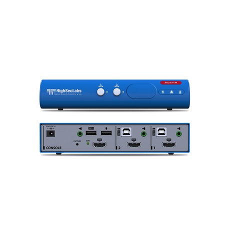 HSL SK21H-M Secure 2-Port 4K HDMI Video KVM Switch CPN15196