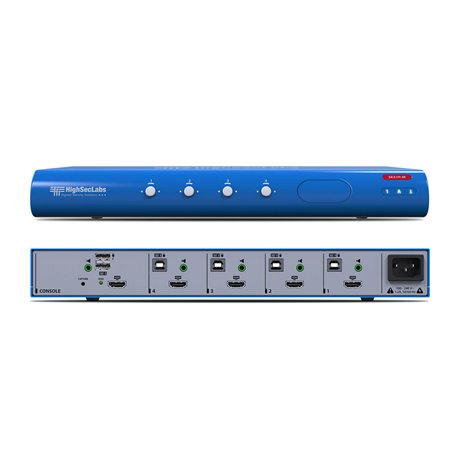 HSL SK41H-M Secure 4-Port 4K HDMI Video KVM Switch CPN15221