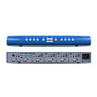 HSL SX42PHU-N 4P to 2P DP/HDMI Video KVM Mini-Matrix CPN27759