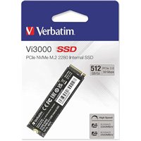 דיסק קשיח Verbatim 512GB Vi3000 M.2 NVMe PCIe Internal SSD