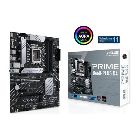 לוח אם ASUS PRIME B760-PLUS D4 Intel B760 LGA 1700 ATX 90MB1CW0-M0EAY0