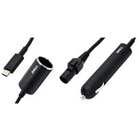 מטען למחשב נייד Dell 65-Watt Auto Air Adapter - USB Type-C 450-AFLE