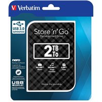 דיסק קשיח חיצוני Verbatim Store 'n' Go HDD 2.5 inch 2TB USB3.0 BLACK 53177