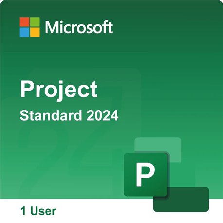 תוכנת מיקרוסופט פרוג'קט Microsoft Project Standard 2024 All Lng Retail **ESD** EP2-07057