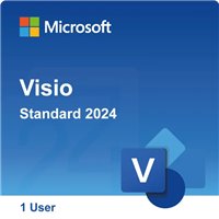 תוכנת מיקרוסופט ויזיו Microsoft Visio Std 2024 All Lng Retail **ESD** EP2-07167