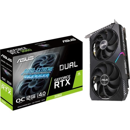כרטיס מסך Asus NVIDIA GeForce RTX 3060 12GB GDDR6 90YV0GB2-M0NA10
