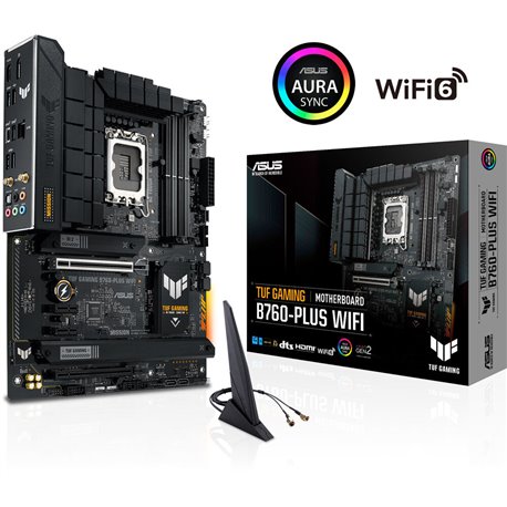 לוח אם Asus TUF GAMING B760-PLUS WIFI D4 Intel B760 LGA 1700 ATX 90MB1DF0-M1EAY0