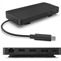 תחנת עגינה למחשב נייד Lenovo USB-C Dock Dual Display (with Adapter) 40B90100IS