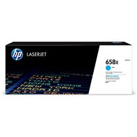 טונר מקורי למדפסת HP 658X High Yield Cyan Original LaserJet Toner Cartridge W2001X