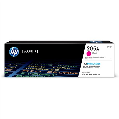 טונר מקורי למדפסת HP 205A Magenta Original LaserJet Toner Cartridge CF533A