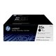 זוג טונרים מקורי למדפסת HP 85A 2-pack Black Original LaserJet Toner Cartridges CE285AF