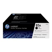 זוג טונרים מקורי למדפסת HP 85A 2-pack Black Original LaserJet Toner Cartridges CE285AF