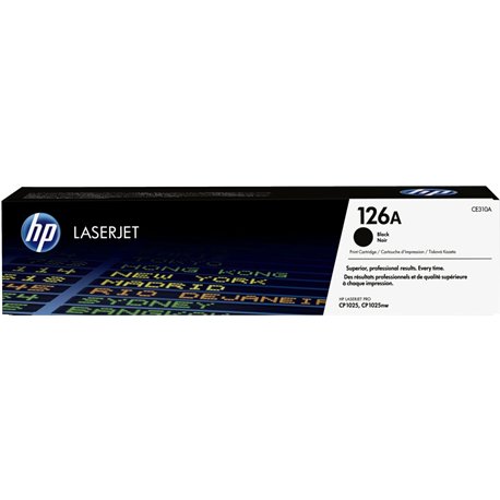 טונר מקורי למדפסת HP 126A Black Original LaserJet Toner Cartridge CE310A