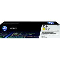 טונר מקורי למדפסת HP 126A Yellow Original LaserJet Toner Cartridge CE312A