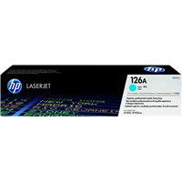 טונר מקורי למדפסת HP 126A Cyan Original LaserJet Toner Cartridge CE311A