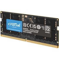 זיכרון למחשב נייד Crucial SODIMM 64GB DDR5 5600Mhz CL46 CT64G56C46S5