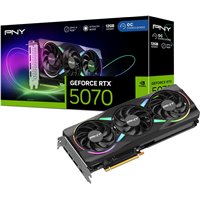 כרטיס מסך Nvidia GeForce RTX 5070 12GB ARGB EPIC-X RGB Overclocked Triple Fan GPU VCG507012TFXXPB1-O