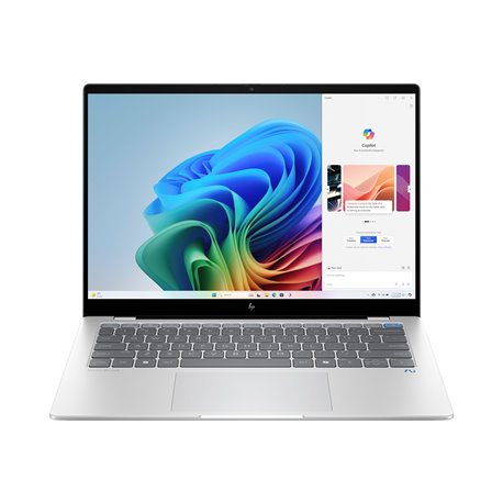 מחשב נייד HP OmniBook X 14-fe0005nn - Snapdragon - 32GB - 1TB SSD - 14 inch - Touch - Adreno GPU - Win 11 - AW6M5EA