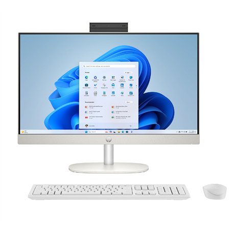 מחשב HP All-in-One Desktop AI 24-cr2006nj PC - Core Ultra 5 - 16GB - 512GB SSD - 24 inch - Intel Graphics - Win 11 - C93G3EA