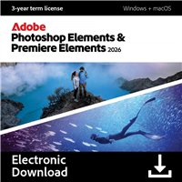 Adobe Photoshop and Premiere Elements 2026 - GOV - Term License - 1 User - 1 Year - 30012487CC01A12
