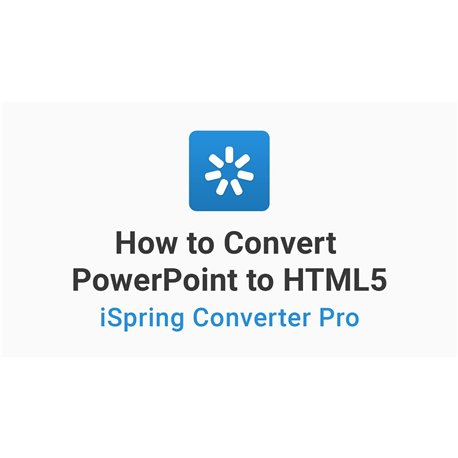iSpring Converter Pro - 1 Year - 1 User license