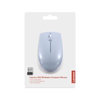 עכבר אלחוטי למחשב נייד Lenovo 300 Wireless Compact Mouse - Frost Blue with battery - GY51L15679