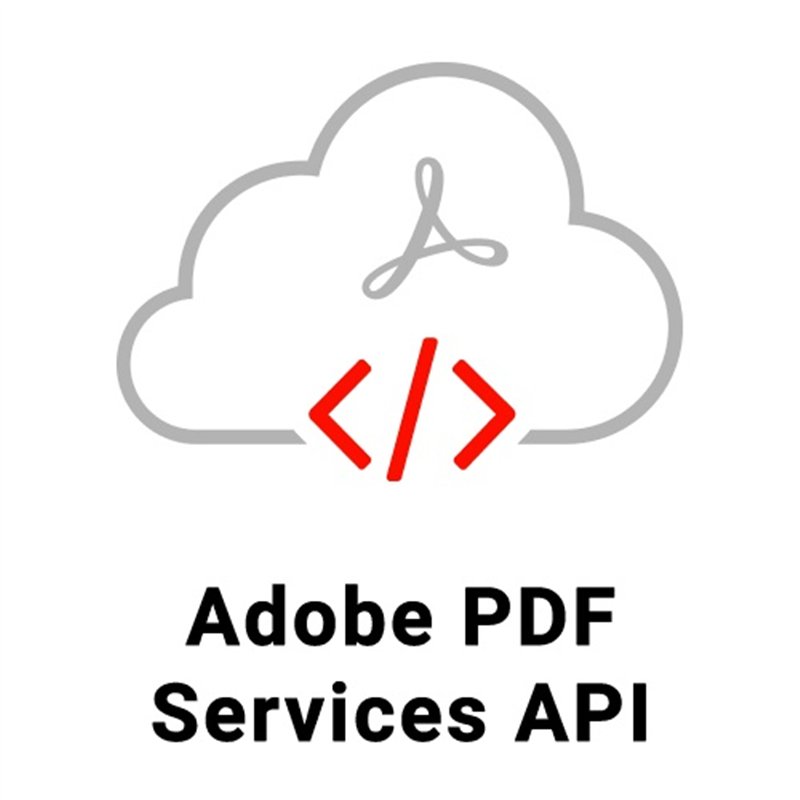 Adobe Acrobat Services API for enterprise EDU 30007365CB01A12