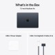Apple Macbook Air - M4 chip - 10 - core CPU - 10 core GPU - 13.6 inch - 16GB - 512GB SSD - Midnight