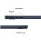 Apple Macbook Air - M4 chip - 10 - core CPU - 10 core GPU - 15 inch - 16GB - 256GB SSD - Midnight