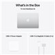 Apple Macbook Air - M4 chip - 10 - core CPU - 10 core GPU - 15 inch - 16GB - 256GB SSD - Silver