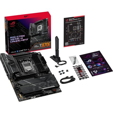 לוח אם Asus ROG STRIX X870E-H GAMING WIFI7 AMD X870E Socket AM5 ATX - 90MB1M90-M0EAY0