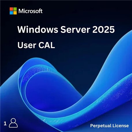 Microsoft Windows Server 2025 - 1 User CAL - commercial - DG7GMGF0PWHT