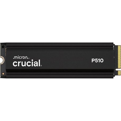 דיסק קשיח Crucial SSD P510 1TB PCIe Gen5 NVMe 2280 M.2 with heatsink - CT1000P510SSD5