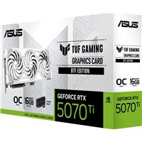 כרטיס מסך Asus TUF Gaming GeForce RTX 5070 Ti BTF White OC Edition - 16GB GDDR7 - 90YV0N60-M0NA00