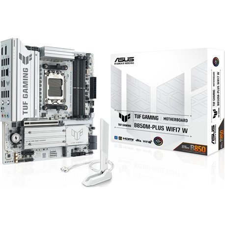 לוח אם Asus TUF GAMING B850M-PLUS WIFI7 W AMD AM5 DDR5 - 90MB1MD0-M0EAY0
