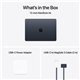 Apple MacBook Air - M3 chip - 8-core CPU - 10-core GPU - 13.6 inch - 24GB - 512GB SSD - Midnight - MC8K4HB/A