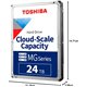 דיסק קשיח פנימי Toshiba 24TB MG11 7200 rpm SATA III 3.5 inch Internal Enterprise HDD
