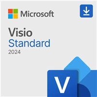 מיקרוסופט ויזיו Microsoft Visio Std 2024 Retail Online ESD EP2-07167