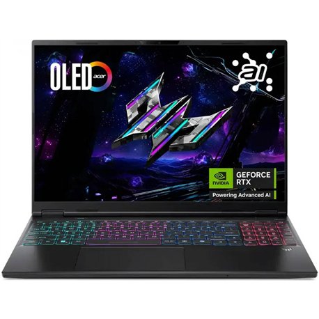 מחשב נייד Acer Predator Helios Neo 16S AI - Core Ultra 9 - 32GB - 1TB SSD - 16 inch - NVIDIA RTX - Win 11 Pro - NH.QX7EC.00A