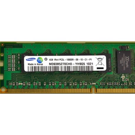 SAMSUNG 4GB PC3L-10600R DDR3-1333 REG ECC MEMORY MODULE RDIMM