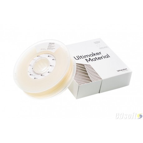 חומר גלם למדפסת תלת מימד Ultimaker 3D PLA TRANSPARENT