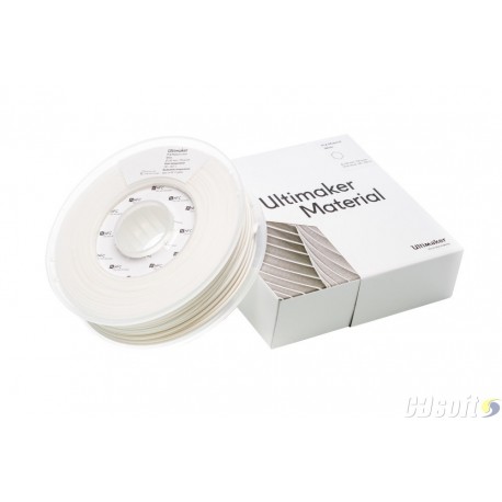 חומר גלם למדפסת תלת מימד Ultimaker 3D PLA WHITE
