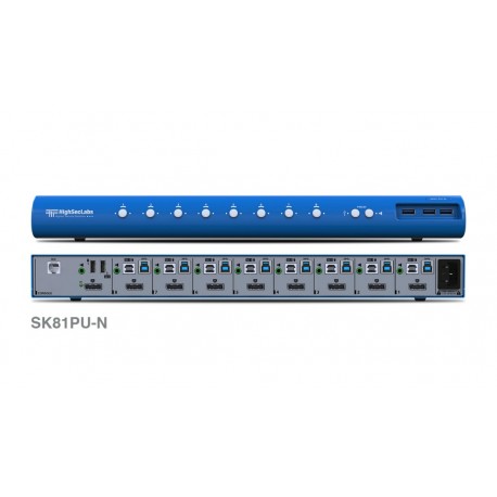 קופסת מיתוג High Sec Labs SK81PU-N 8-Port DP Video KVM switch CPN12604